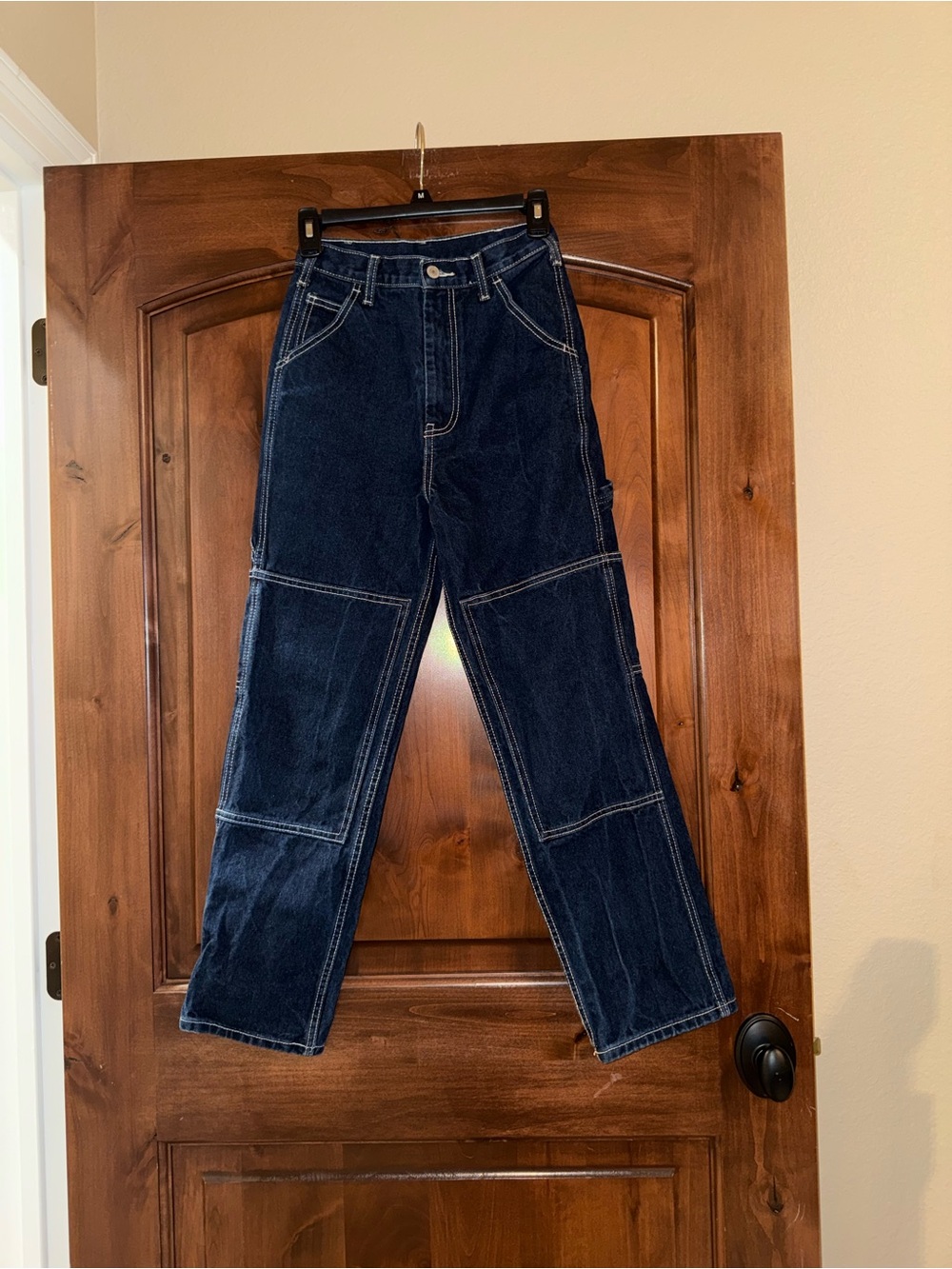 Relaxed Dark Blue Carpenter-Style Women's Jeans